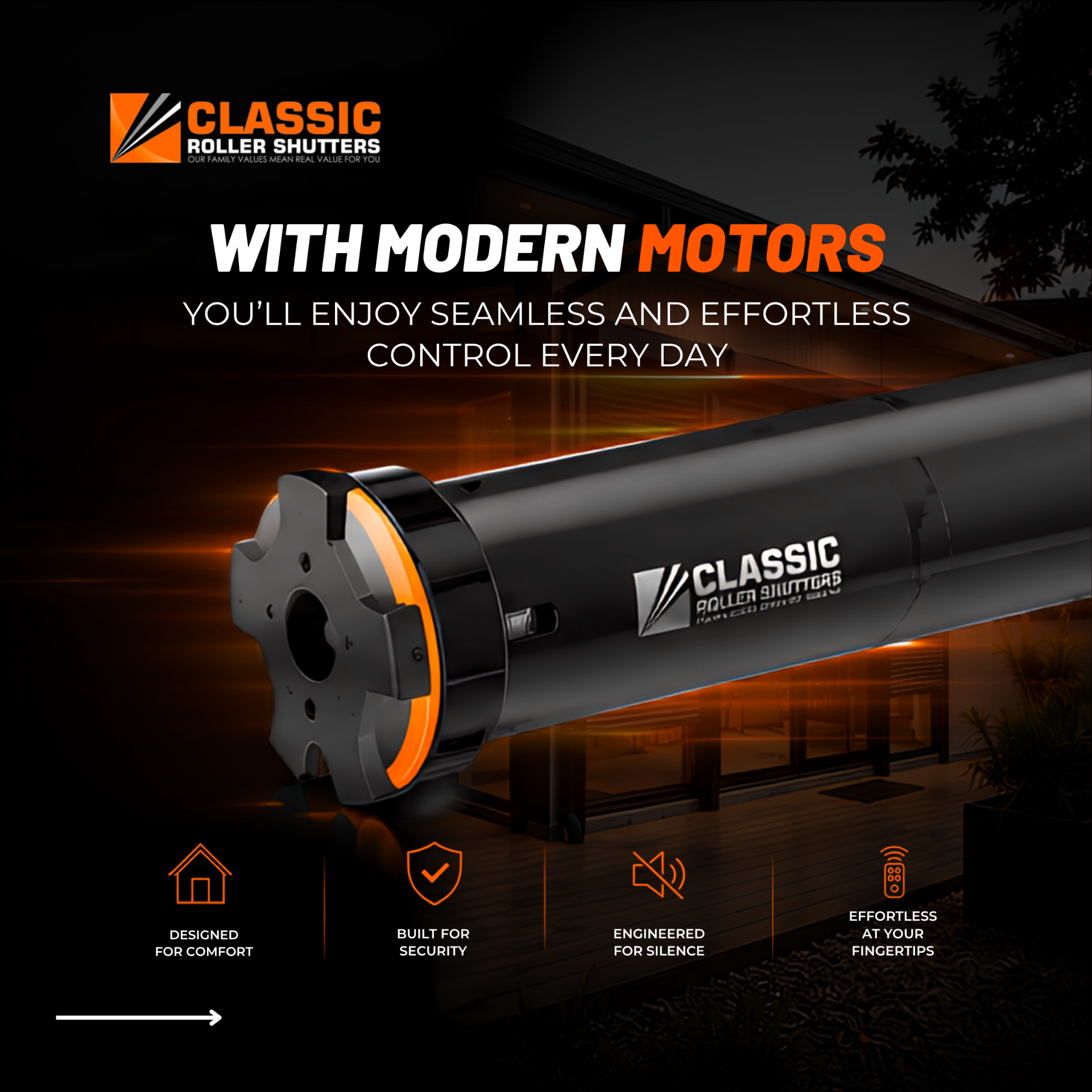 Modern motors — seamless and effortless control